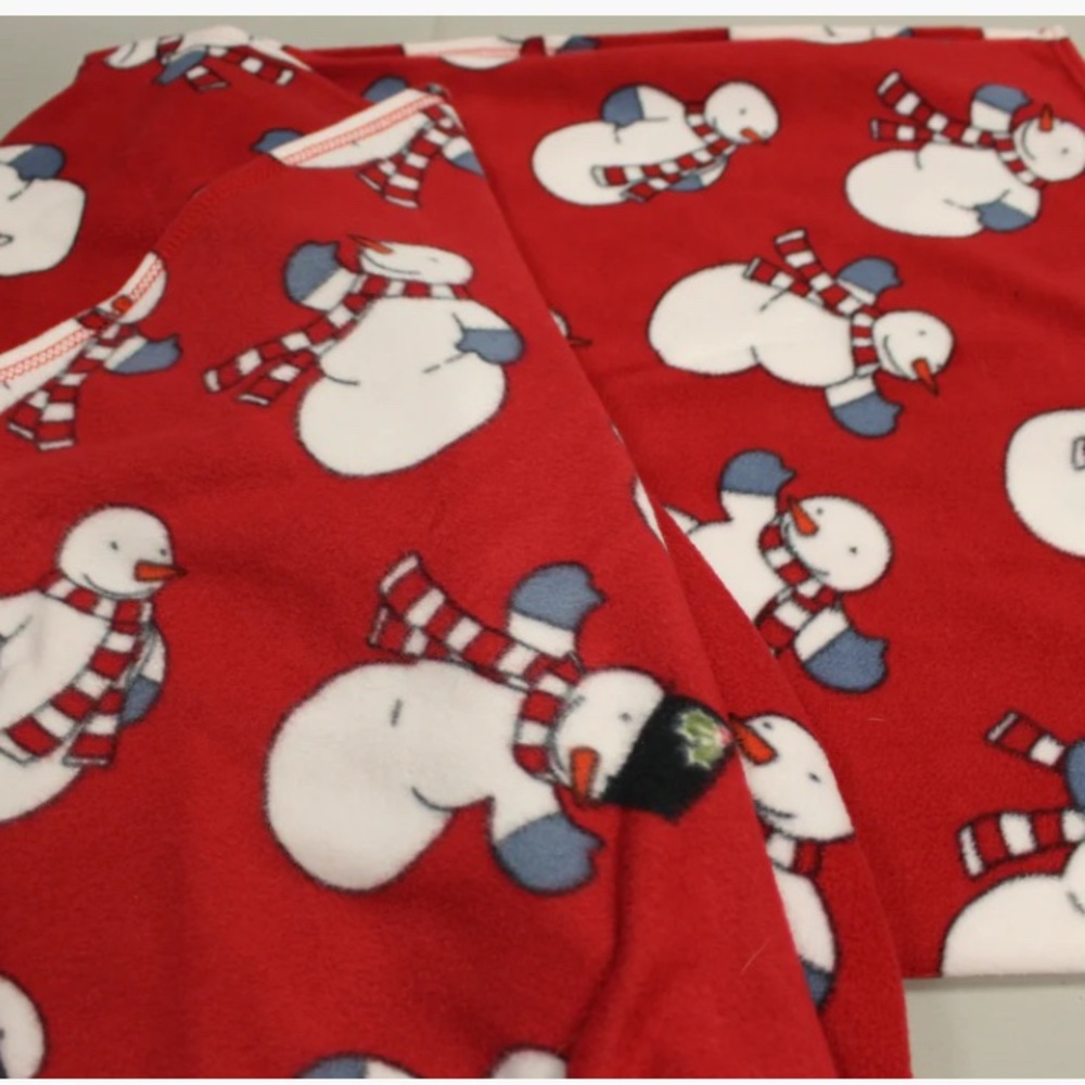 Home Classics Snowman Fleece Throw Blanket - 46" x 56"